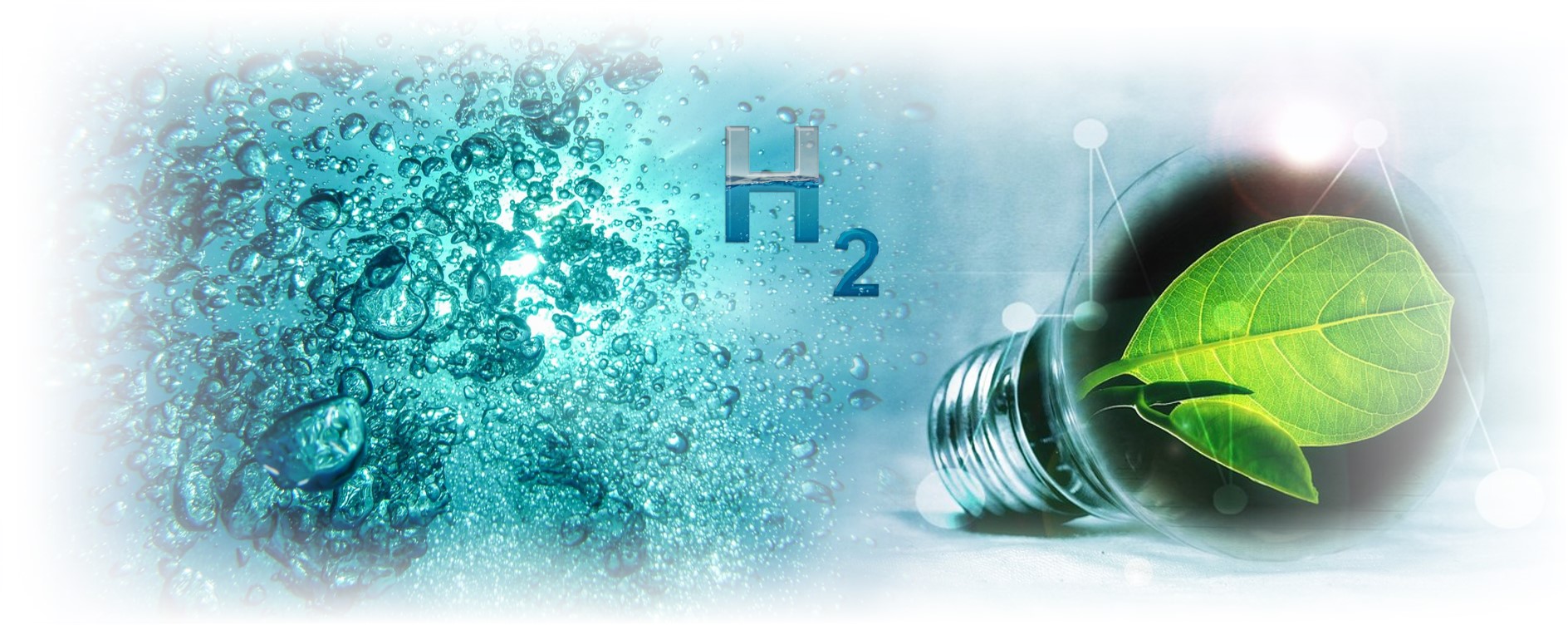H2 depicted over a body of water
